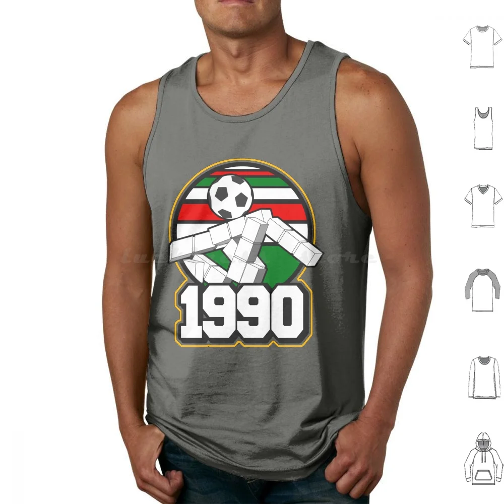 1990 Tank Tops Print Cotton Italy 90 Italy 1990 Italy Ciao Italy Ciao Copa Mundial De Fútbol Football Futbol Soccer