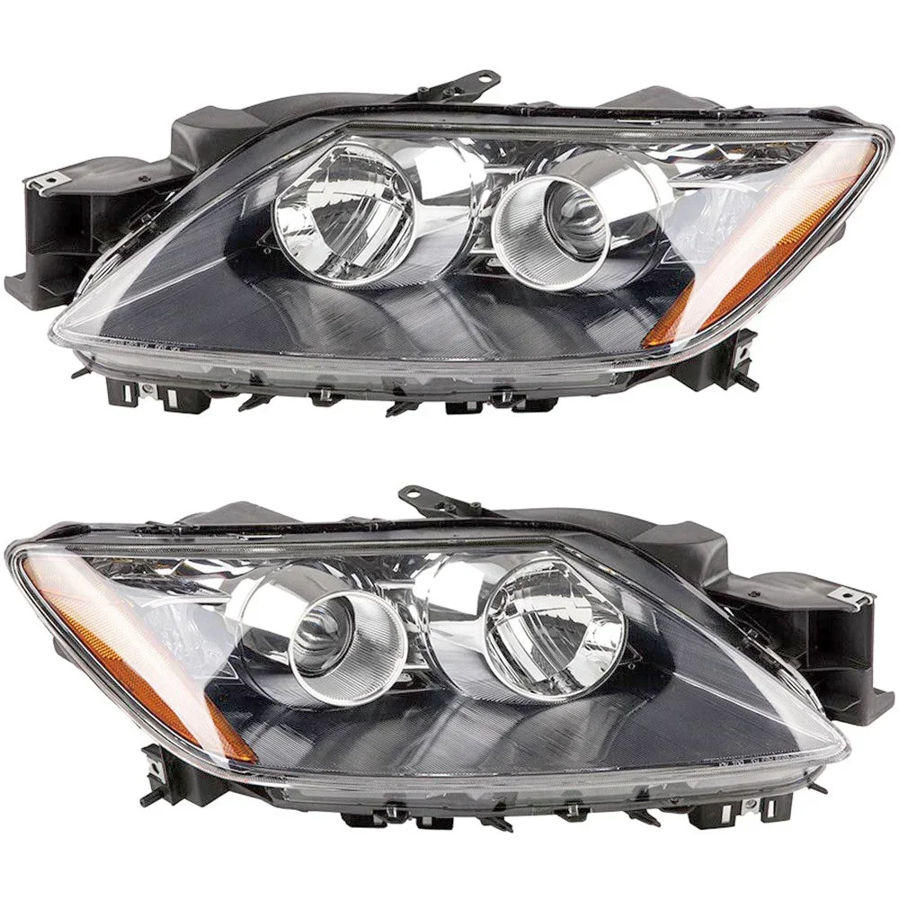 Kamshing 2pcs A pair For Mazda CX-7 CX7 2007-2014 Front Bumper Headlight Headlamp Head Light Head Lamp