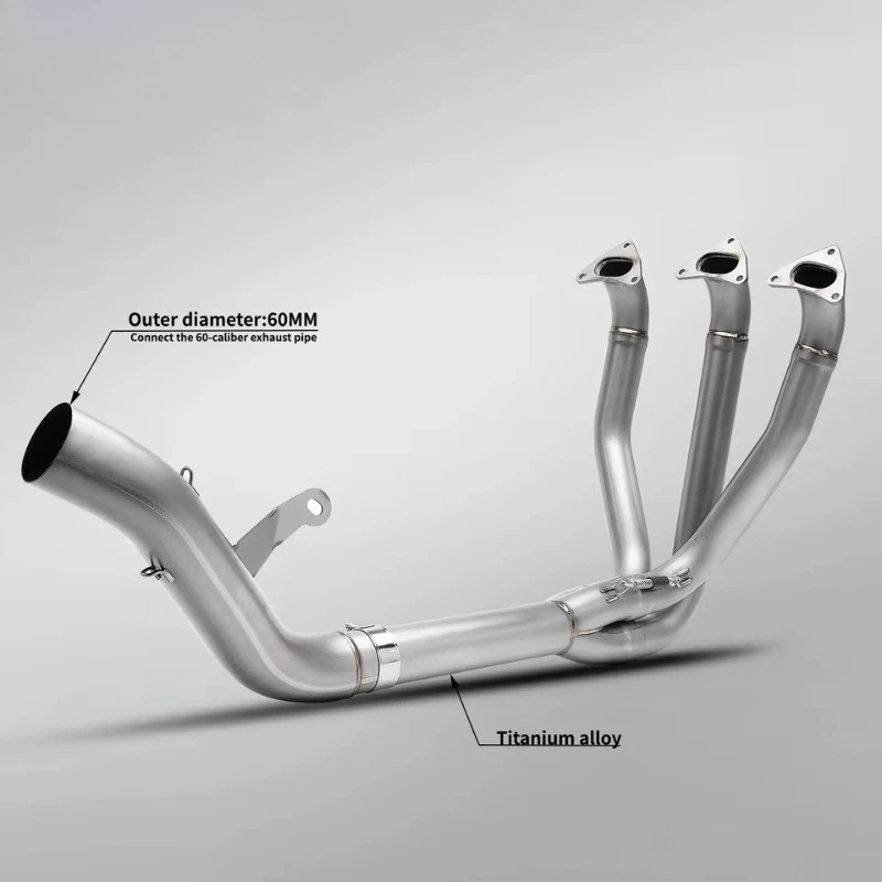 New for Speed Triple 1200 RS Stainless Steel Motorcycle Exhaust System Full Section Modification Front Pipe for 3