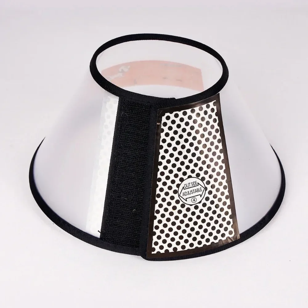 طوق إليزابيث للكلاب والقطط والحيوانات الأليفة للكلاب مخاريط مريحة لوقف عن لعق الياقة الواقية للكلاب بعد العمليات الجراحية المضادة للعض