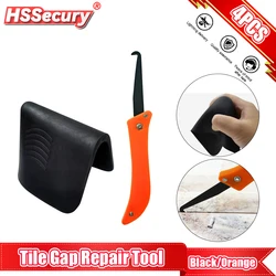 Tile Gap Repair Tool Set Caulking Finisher Polyurethane Sealant Smooth Scraper Caulk with Hook Knife Accessories Joint Notcher