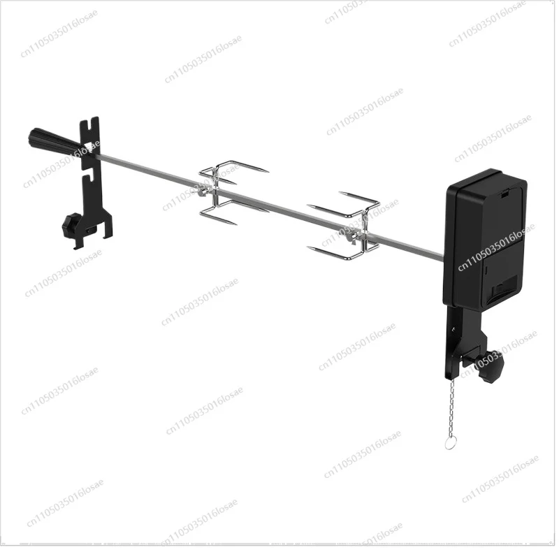 

Stainless Steel Electric Barbecue Support, Automatic Rotating Roast Lamb Leg Roast Chicken Bracket, Electric Barbecue Fork