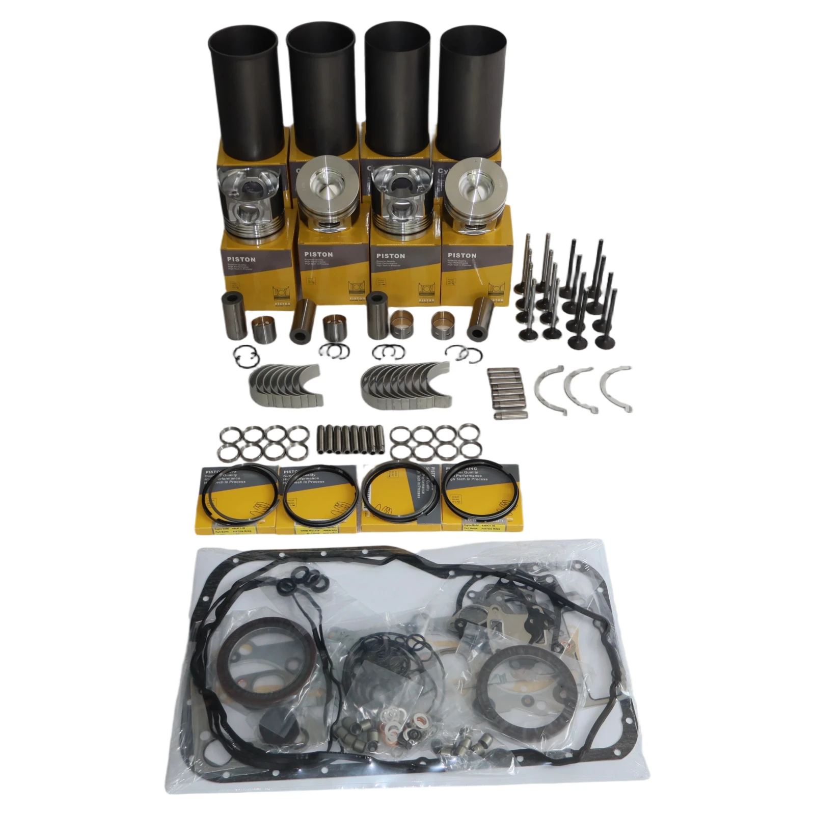 Engine Overhaul Rebuild Kit 4HK1 For Isuzu 4HK1 4HK1T 4HK1-TC 4HK1-TCS 5.2L Diesel Engine