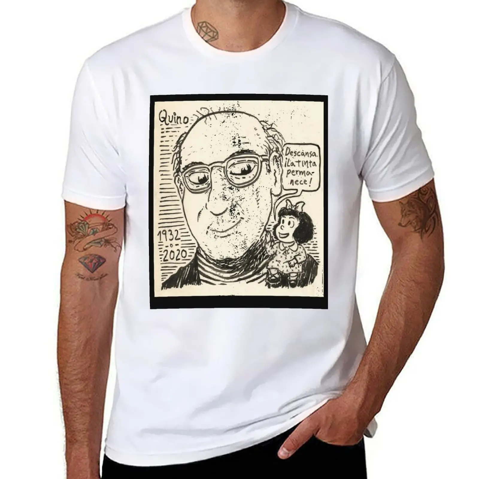 

Mafalda Quino comics T-Shirt man t shirt summer man t shirt designer T-Shirt