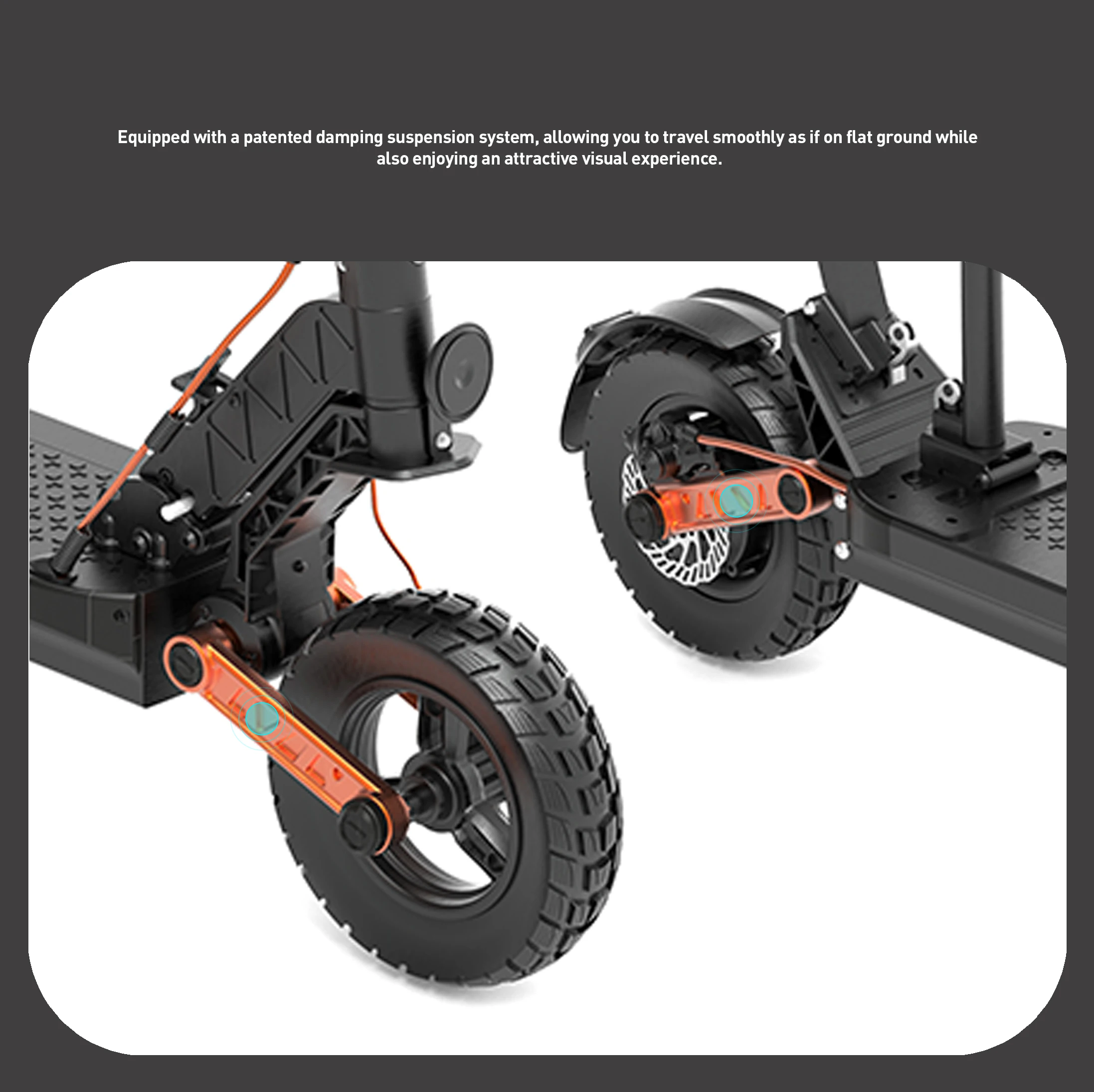 Patinete Eléctrico Plegable JOYOR S8E para Adultos de 10 Pulgadas, Batería de Iones de Litio de Gran Capacidad de 48V 26Ah, Patinete Eléctrico Portátil de Largo Alcance (80KM) para Viajes Urbanos Diarios y Trayectos Cortos en la Ciudad.