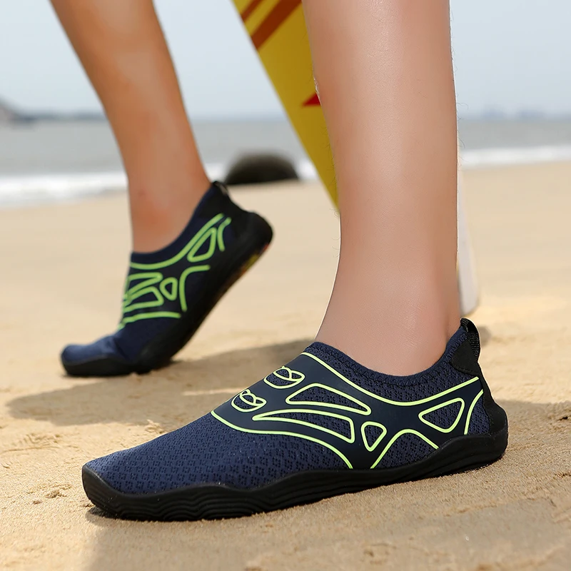 

Summer Men Women Barefoot Aqua Shoes Quick Dry Non-slip Outdoor Beach Sports Swimming Surfing Shoes Breathable Yoga Sneakers