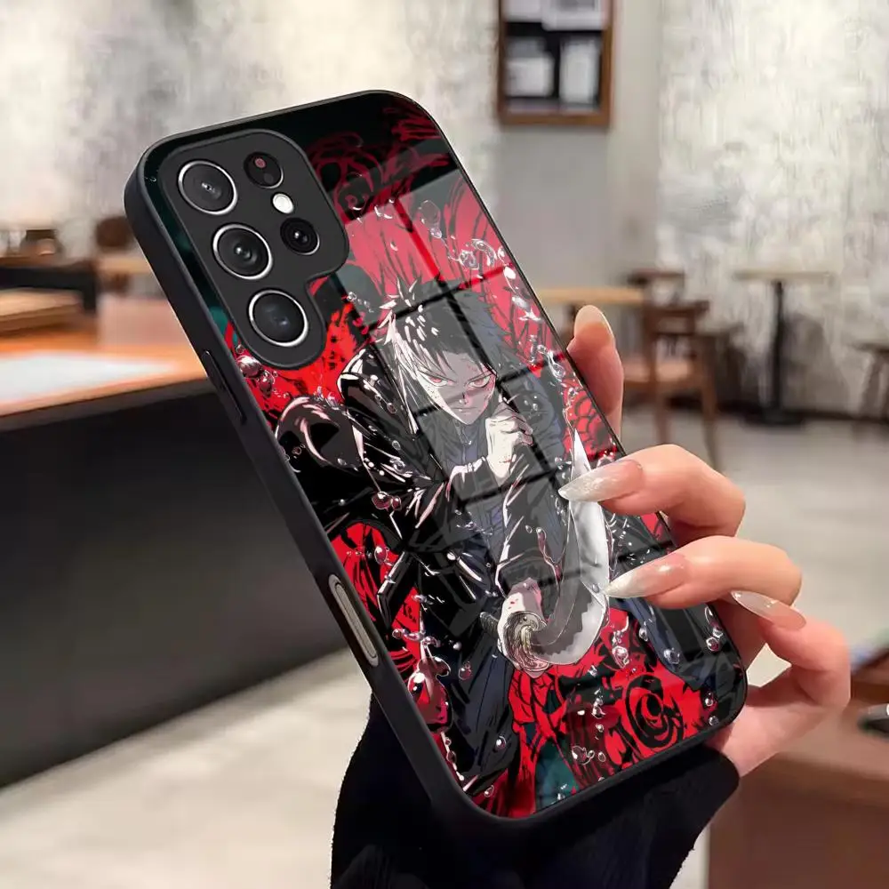 Kagurabachi Anime Phone Case For Samsung Galaxy S26 Ultra S25 FE S24 S23 S22 Plus S25 Edge S21 Glass phone case