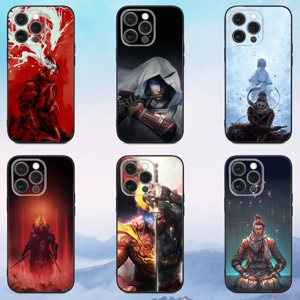 

Game N-Nioh2 Phone Case For iPhone 16e,16,15,14,13,12,11,Pro,X,XS,Max,XR,Plus,Mini Soft Black Cover