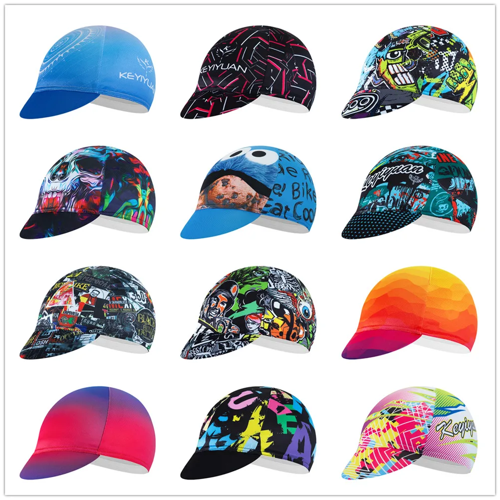 

2023 KEYIYUAN New Polyester Cycling Cap Men&Women Summer Breathable Bike Hat Gorra Ciclismo Bicycle Outdoor Sports