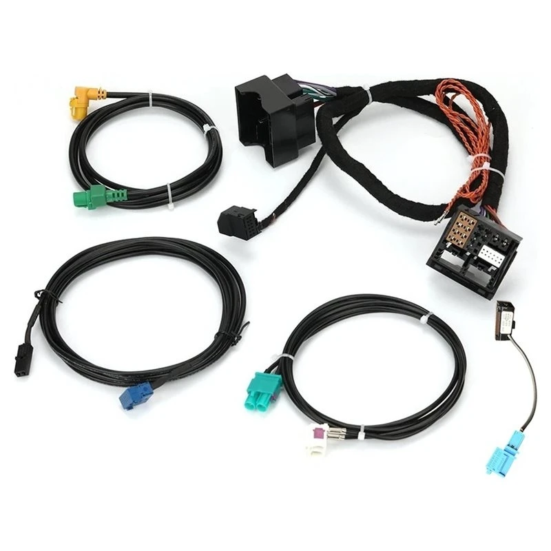 Ingenious-Split MIB 877/866 Retrofit Wiring Harness For VW Golf 7 Lamando For Touran L For TIGUAN L For TOUAREG Golf Sportsvan