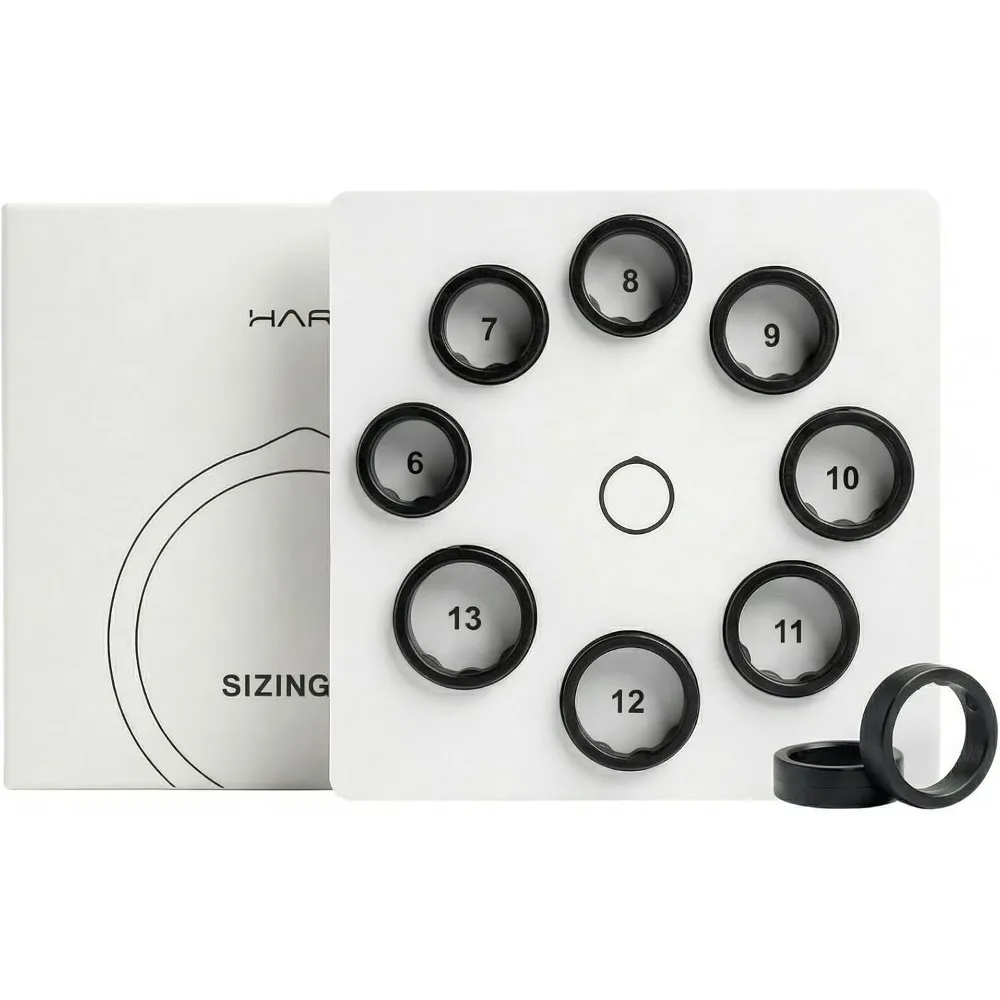 Sizing Kit for Smart Rings - Choose from 8 Sizes and 3 Premium Colors for Perfect Fit