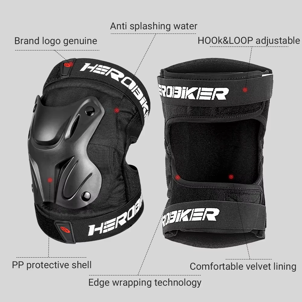 

Motorcycle Knee Elbow Pads Wear-resistant Scratch Resistant Anti Fall Anti-collision Riding Protective Gear Armor Protection