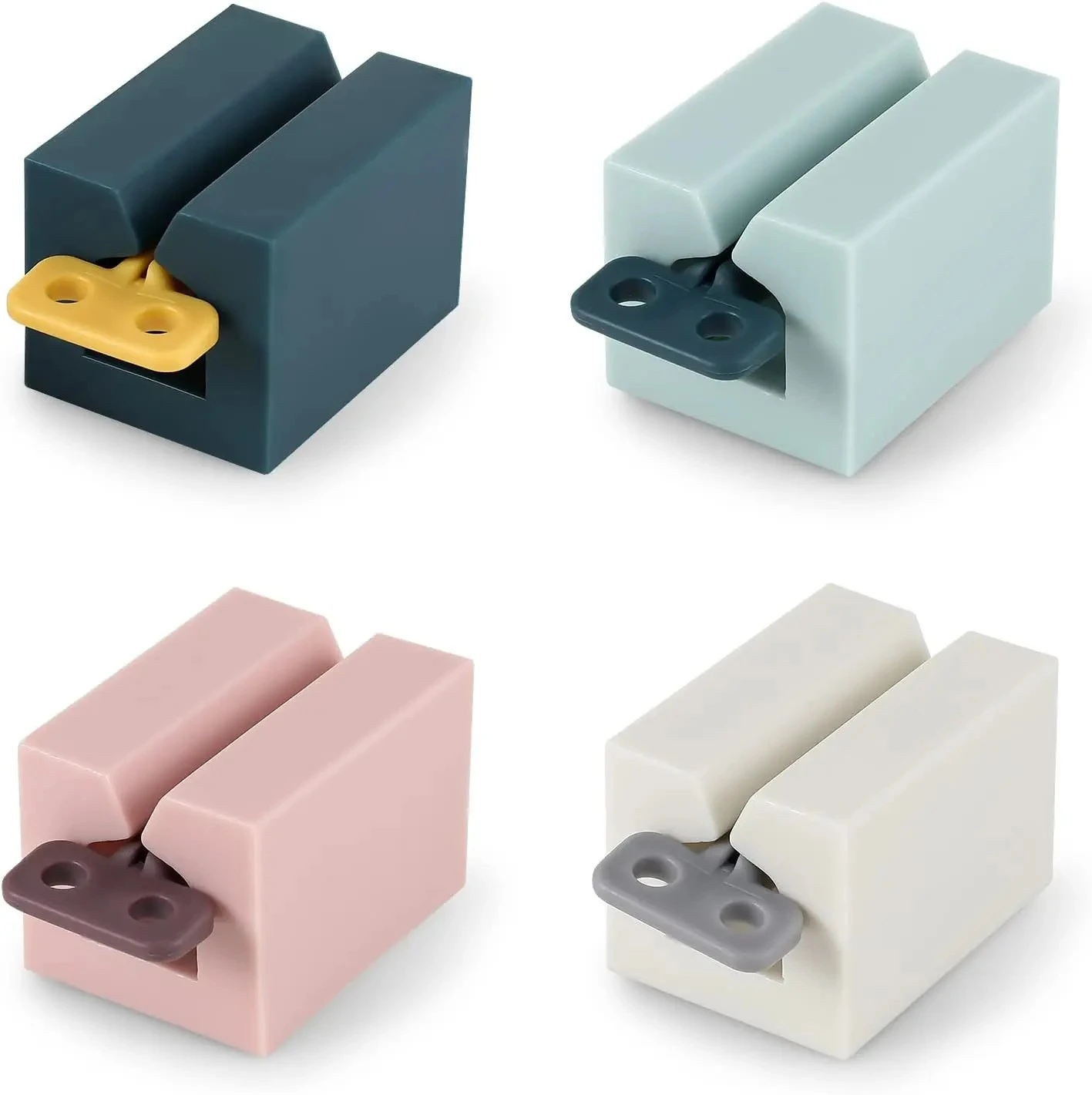Toothpaste Squeezer Rolling Tube Toothpaste Squeezer with Frosted Handles Toothpaste Holder Stand Bathroom Organizer image 3