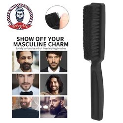 Barbertop Soft Neck Duster Brush Handheld Hairdressing Tool for Men's Beard Cleaning Broken Hair Cut Salon Barber Tool