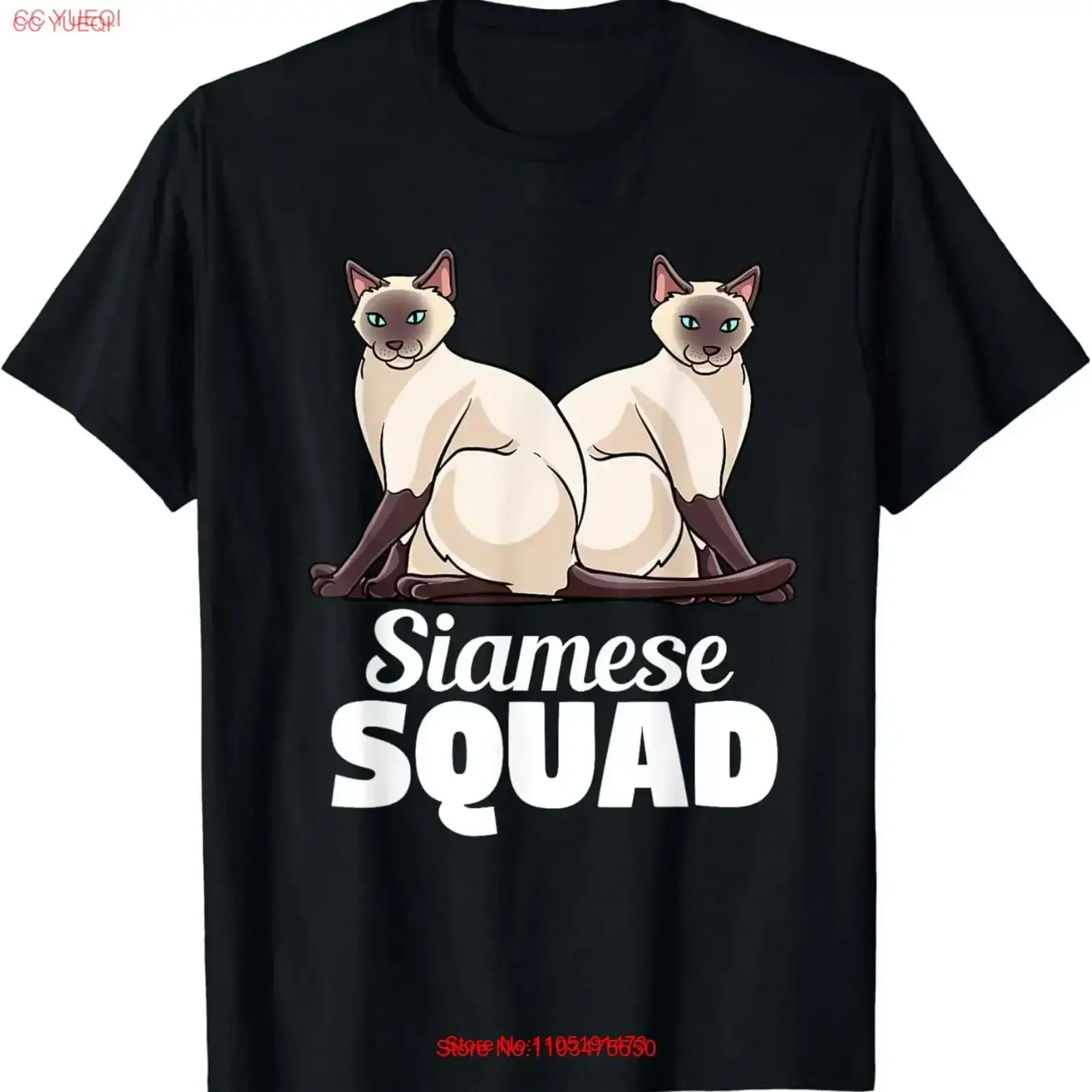 NEW Siamese Cat For Love My T Shirt S 3XL vintage Washed Top For Everyday Wear Comfortable Unisex Stretched Soft
