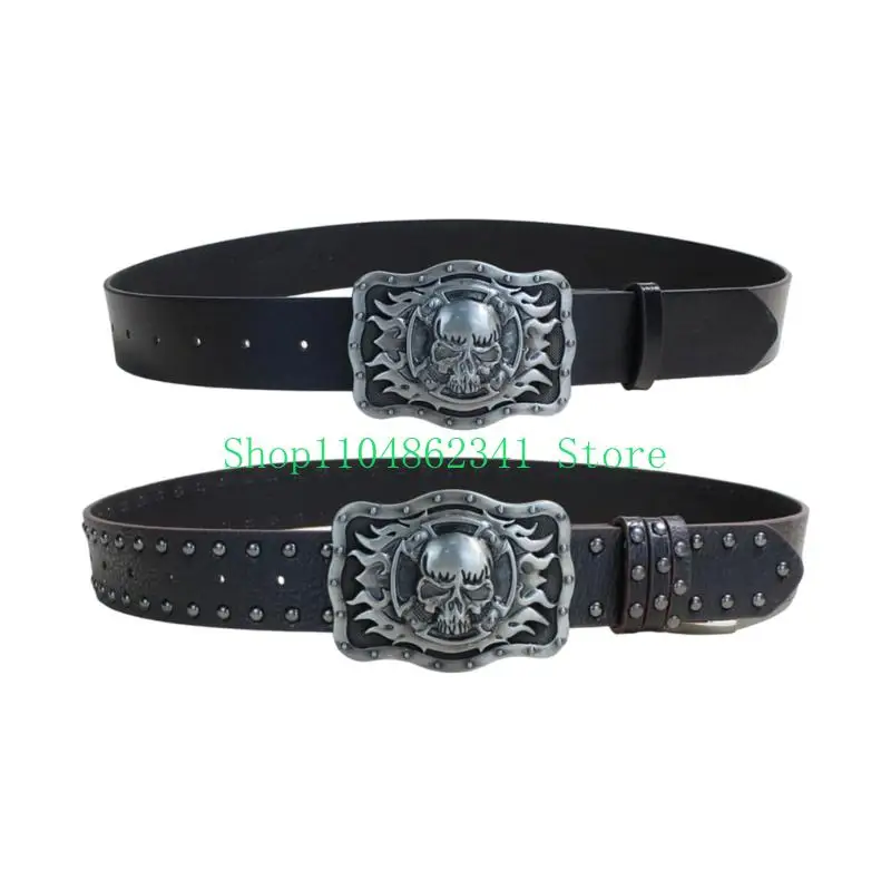 652f-fashionable-men's-belt-with-cowboy-skull-pattern-pu-leather-material-and-practical-metal-buckles-for-easy-length-adjustment