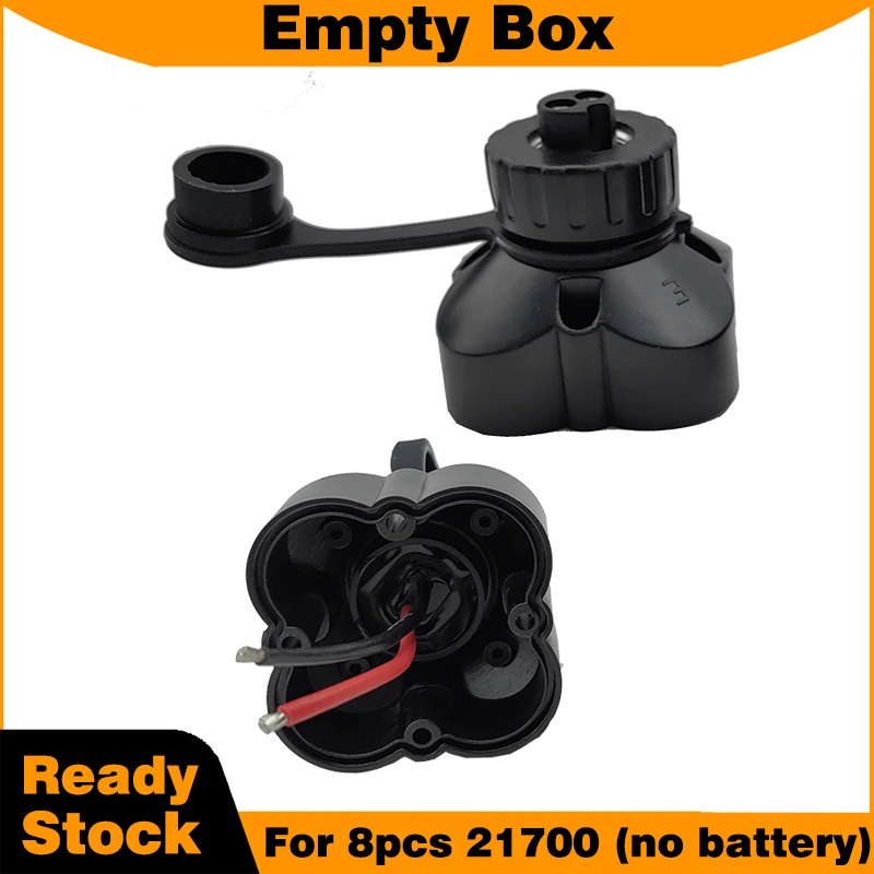 صندوق بطارية فارغ و BMS وحقيبة محمولة لبكرة الصيد دايوا بطارية قابلة للشحن تدعم حزمة 8 قطعة 21700 4S ذاتية الصنع