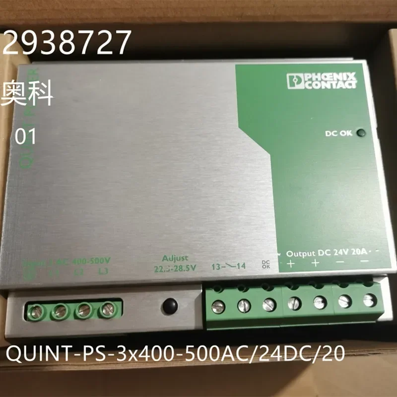 2026.4 Phoenix Switching Power Supply 20a Quint-PS-3x400-500ac/24dc/20 2938727