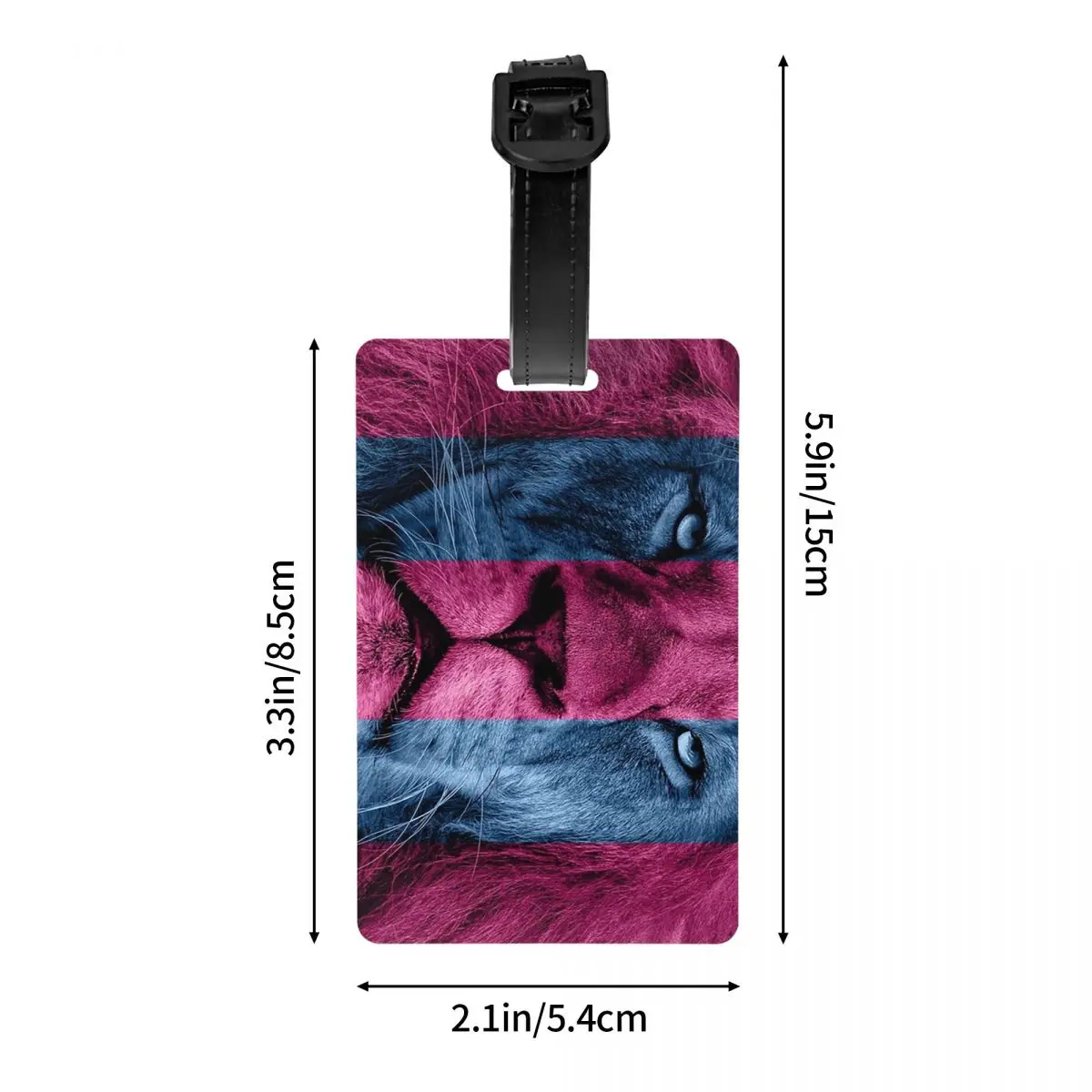 أستون فيلا الأسد علامات الأمتعة حقيبة الملحقات السفر لطيف الأمتعة الصعود علامة التسمية حامل معرف اسم العنوان #4