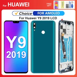 For HUAWEI Y9 2019 6.5''For AMOLED Enjoy 9 Plus JKM-LX1 LX2 LX3 AL00 LCD Display Touch Screen Digitizer Assembly Replacement