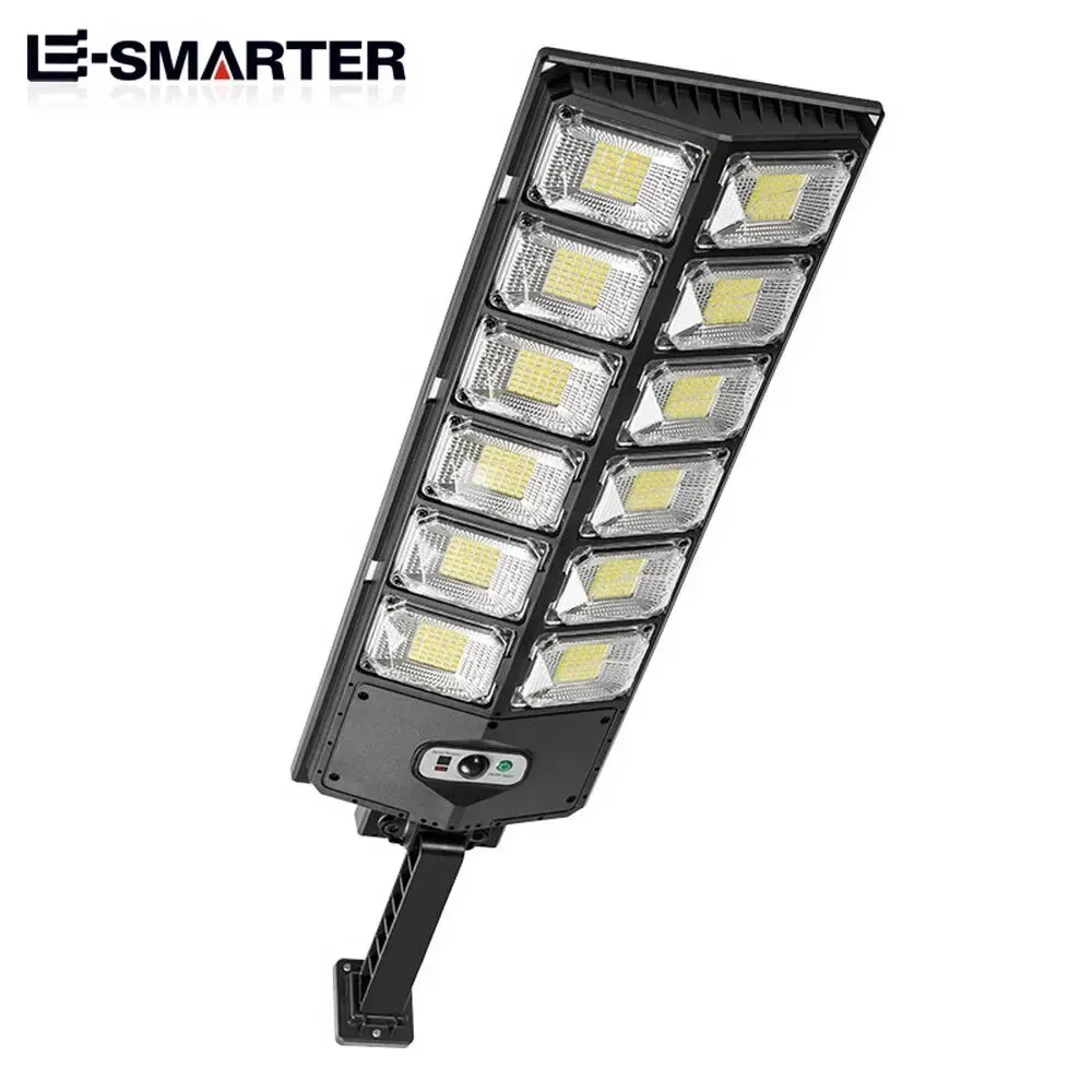 Luces LED solares para exteriores, lámpara de pared superbrillante, impermeable, 8000 Lm, con Sensor de movimiento y Control remoto, para Calle y jardín