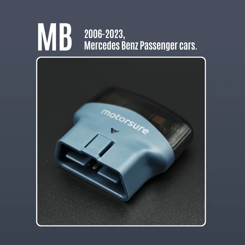 OBD Coding Tool for Mercedes Benz A Class 2015-2023 W176 W177 One Click Mods & All System Diagnostics - MotorSure OBD Adapter