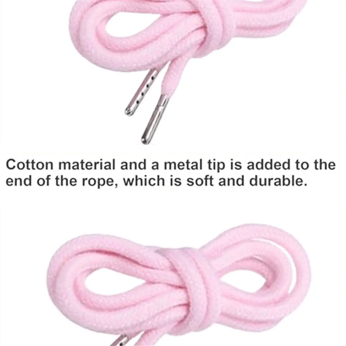 Multi-use Gear Two Replacement Drawstrings with Two Easy Threaders, Suitable for Shorts, Jackets, Sweatpants, and Hoodies A
