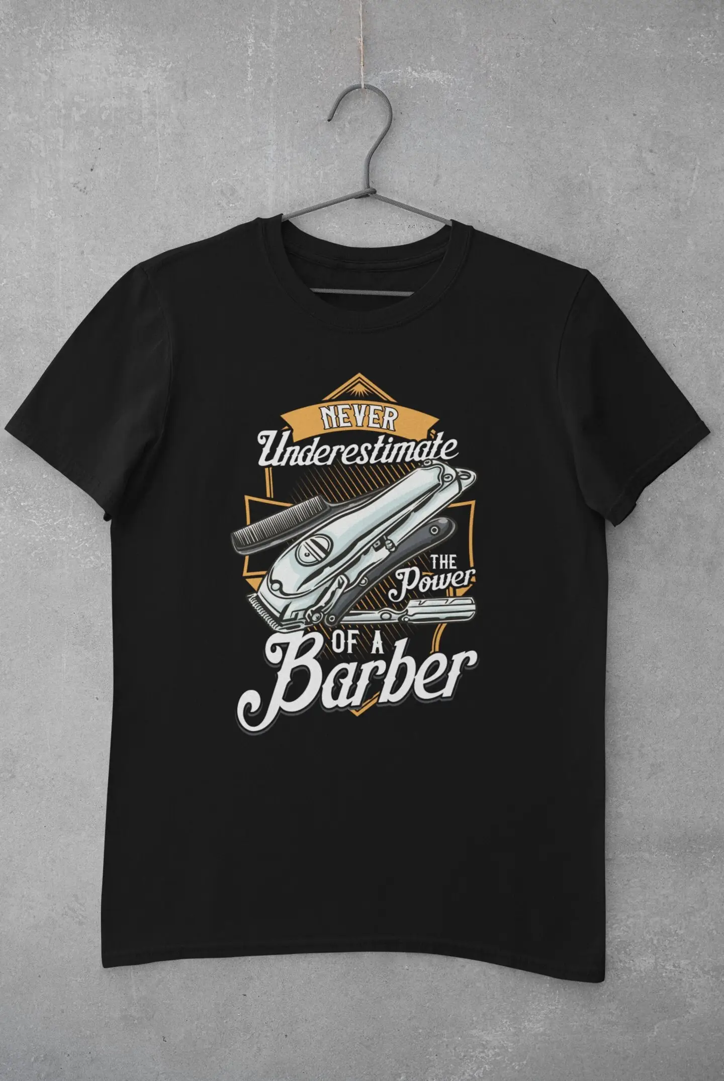 Barber T Shirt HairstylisT Hairdresser Power Of A