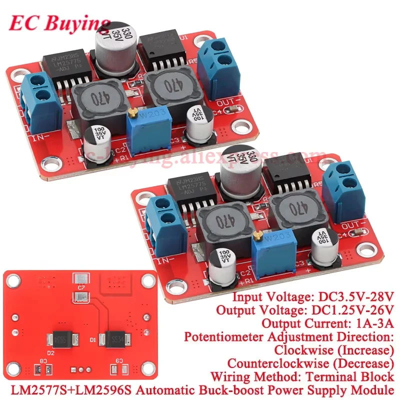 1Pc-3Pcs LM2596S DC…