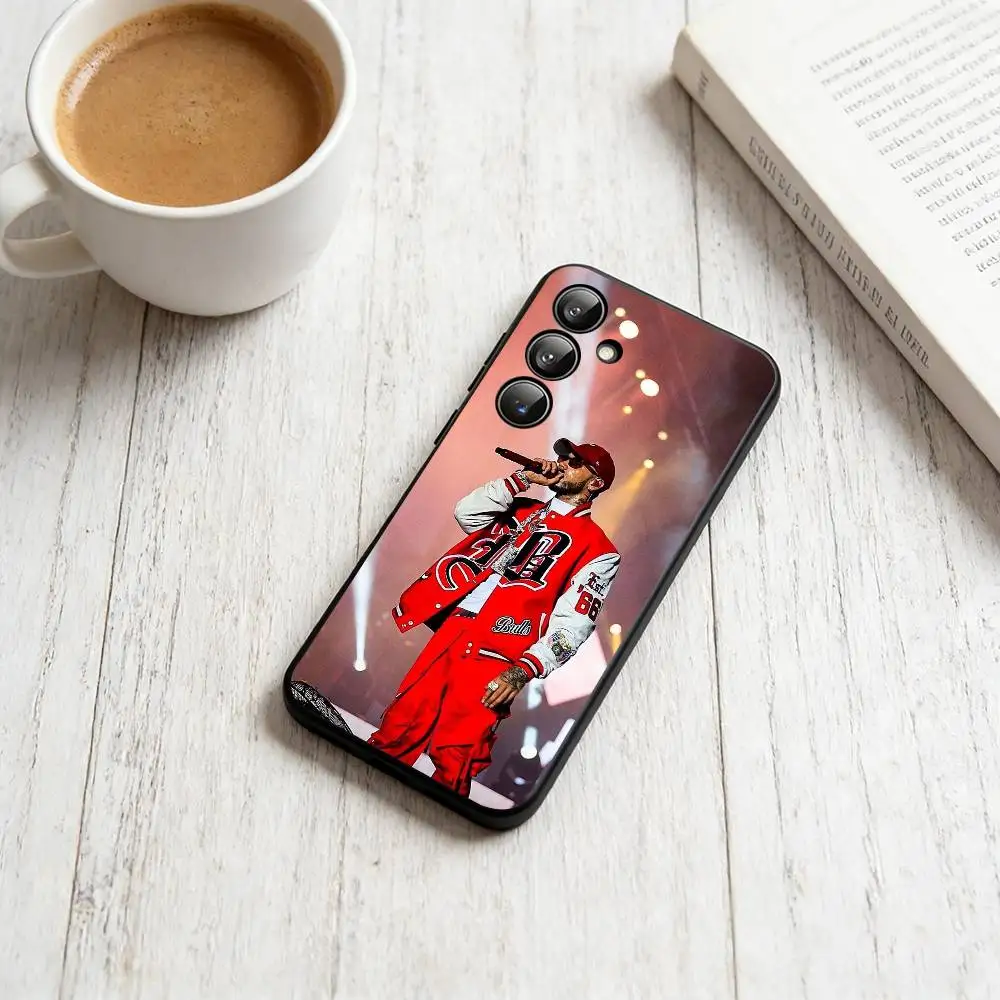 Anuel AA RHLM T-Trap  Phone Case For Samsung Galaxy A73,A72,A71,A70,A53,A52,A51,Soft Silicone Black Cover Gift