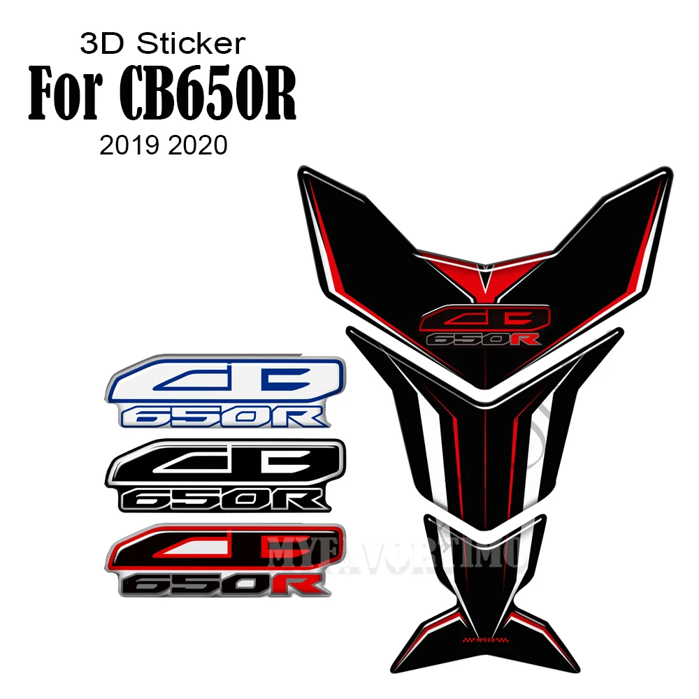 For Honda CB650R CB 650R 2019 2020 3D Motorcycle Fuel Tank Pad Protector Stickers Body  Fairing Cover Fender Decals