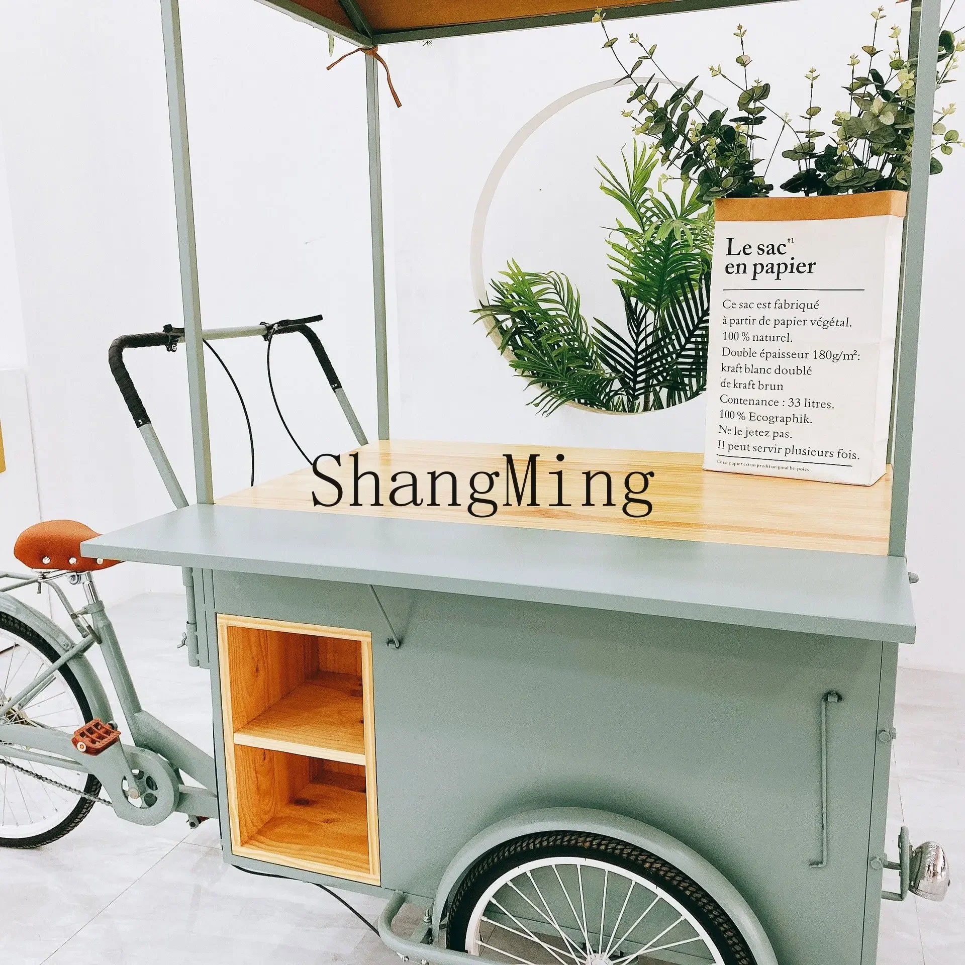 CL Promotion Float Iron HandcartThree Wheels Hotel Shopping Mall Car Market Stall