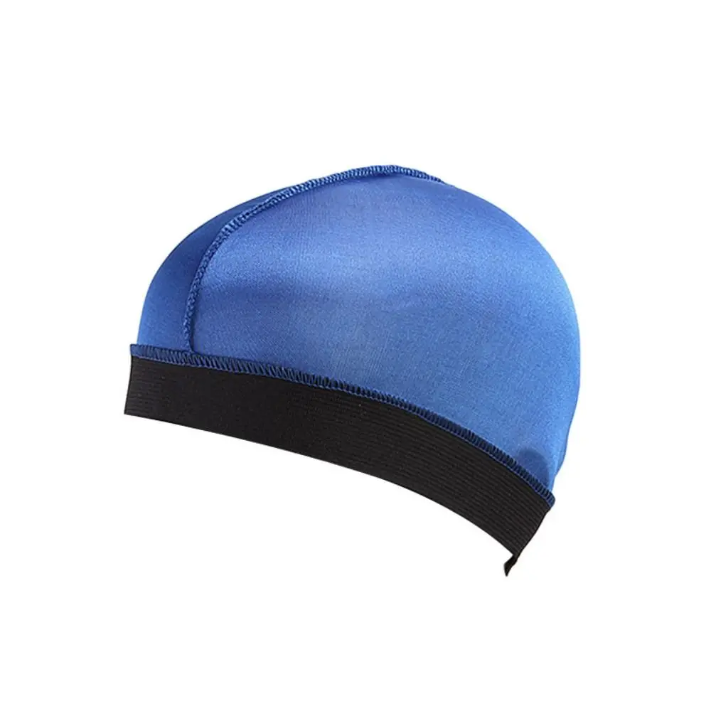 

Новые однотонные мужские шапки Durag, эластичные дышащие волнистые шапки, разноцветные полиэстеровые многоцветные мужские кепки Durag