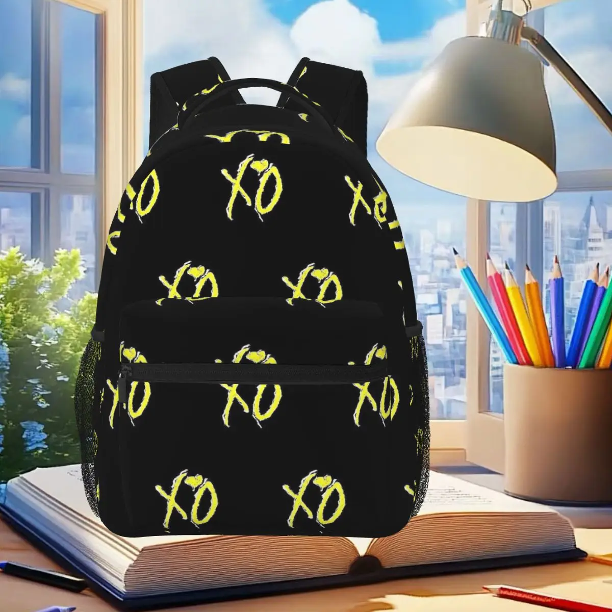 Rapper The Weeknd Blinding Lights Dawn FM Backpack Student Boys Girls BookBag School Bag Computer Shoulder Bags for Men Women