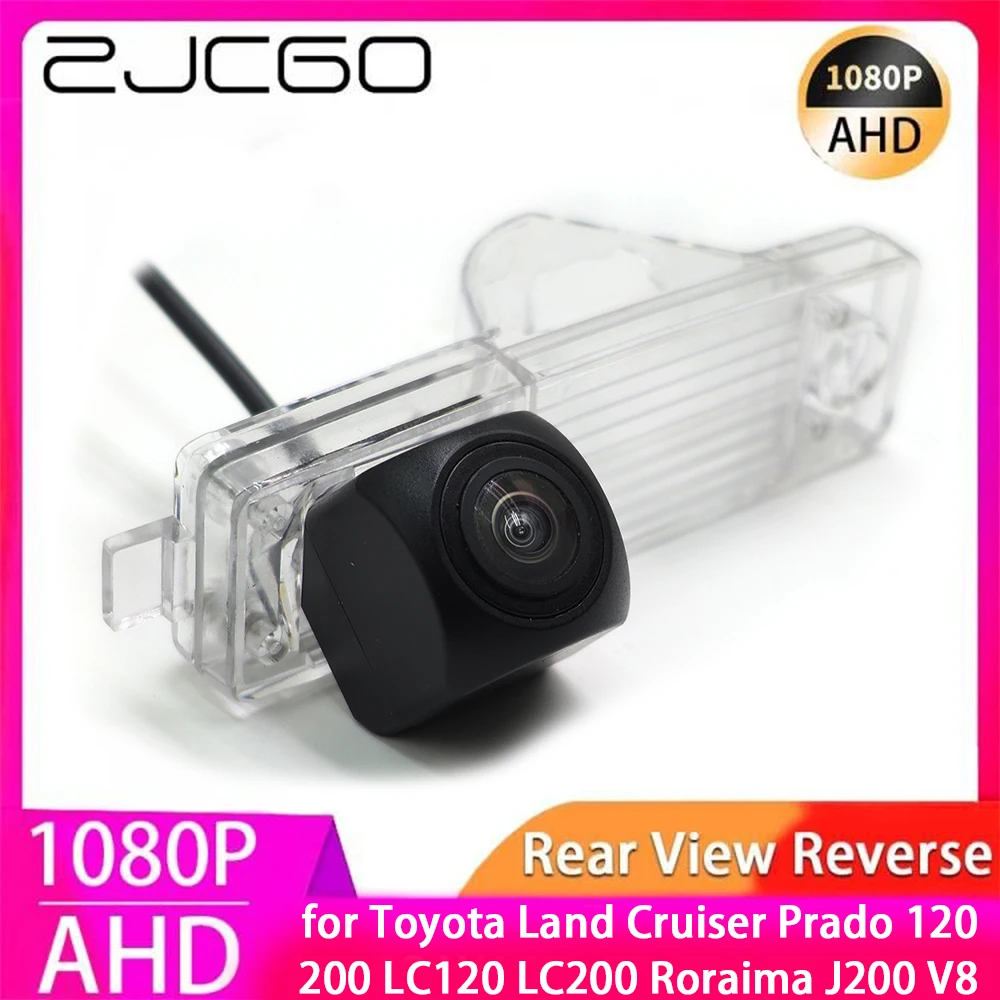 

ZJCGO AHD 1080P Parking Reverse Back up Car Rear View Camera for Toyota Land Cruiser Prado 120 200 LC120 LC200 Roraima J200 V8