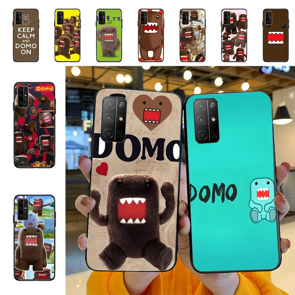 Cute Domo-kun  Phone Case For Huawei Honor 10 lite 9 20 7A 9X 30 50 60 70 pro plus Soft Silicone Cover