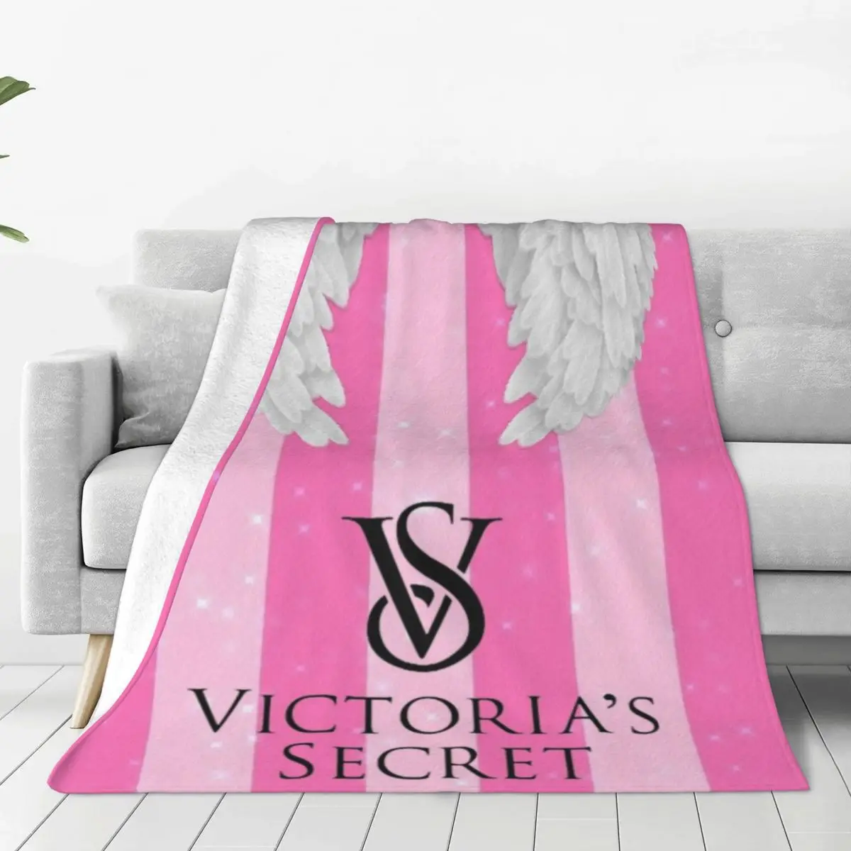 

Hot-Sale-Like-Victoria's-Secret-Style Blanket Flange Textile Decor Portable Super Soft Throw Blankets for Home Office Blankets