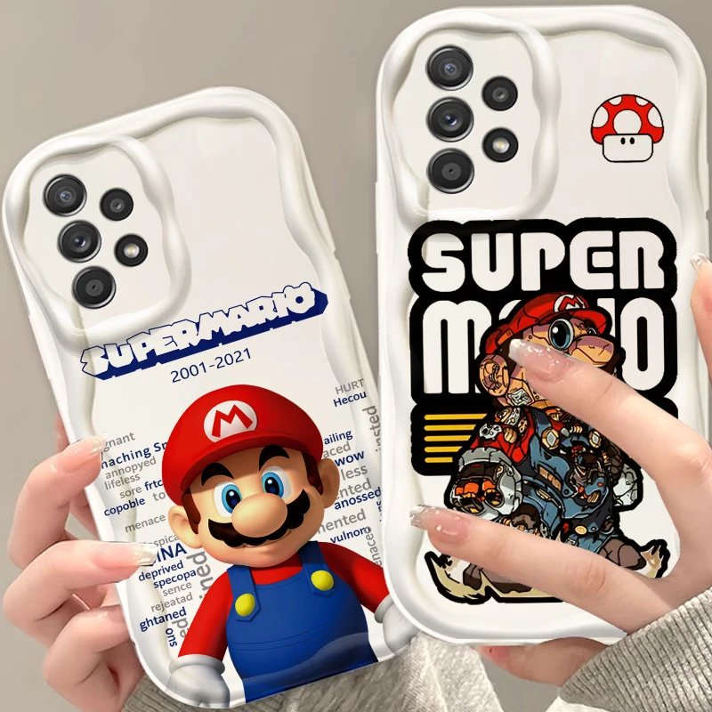 

Anime Supers M-Marios Cartoon For Samsung A55 A54 A53 A52 A35 A34 A33 A32 A25 A24 A23 A22 A21S A15 A13 A14 5G Wave Oil Soft