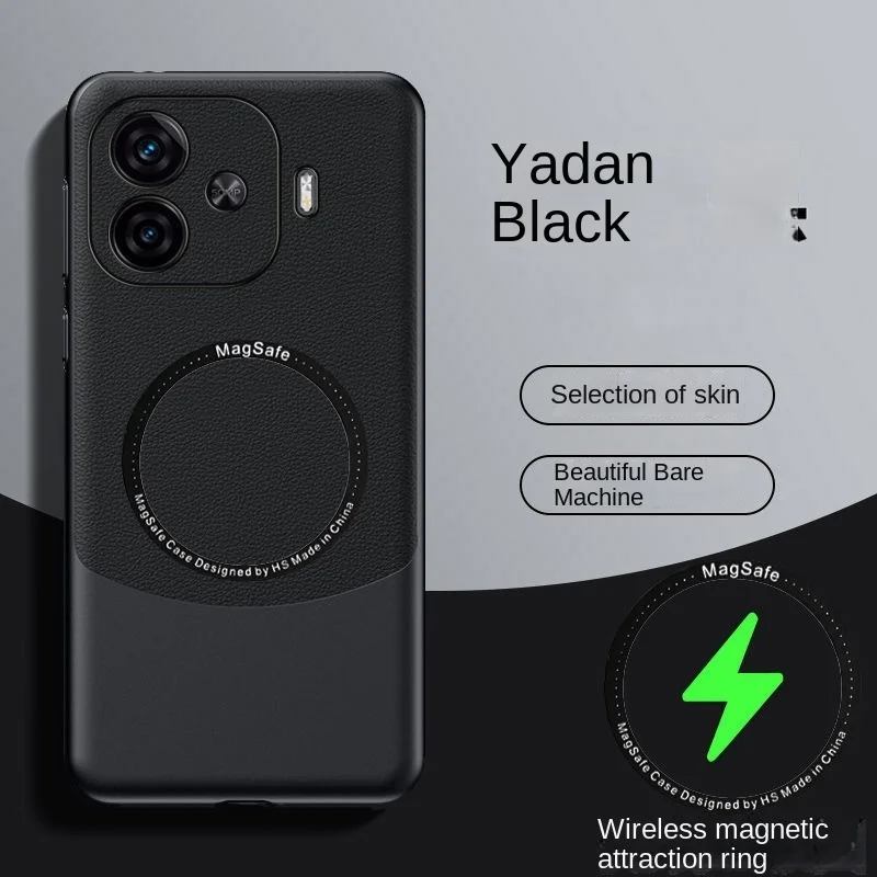 For vivo iQOO Z9 Turbo Чехол для Silicone Shockproof Phone Cases Magnetic magsafe Cover For iQOO Z9 neo10 z10 Turbo pro