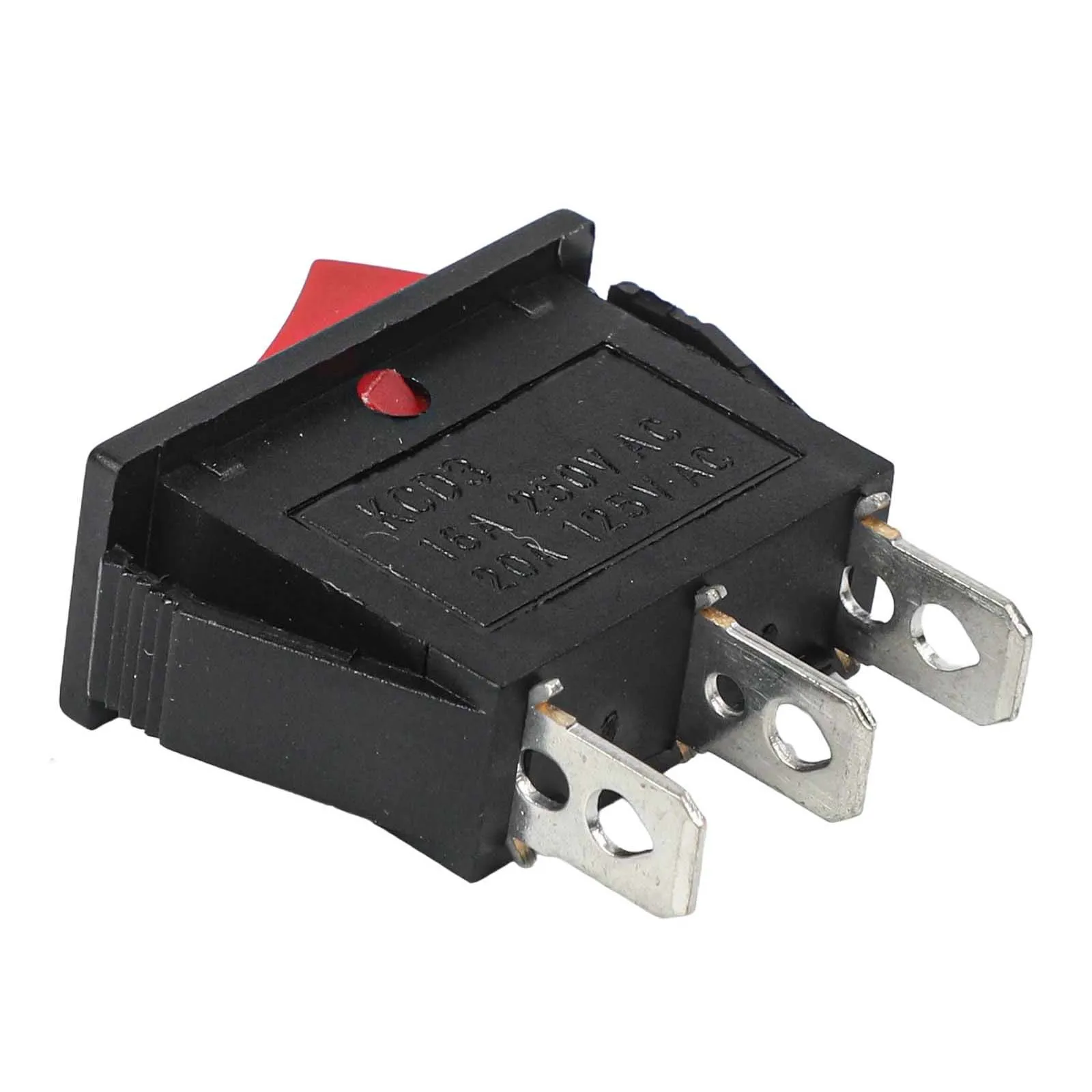 

Кулисный переключатель 15A 250V 20A 125V Red On Off On, 3-контактный джойстик, простой в эксплуатации, идеально подходит для проектов DIY и ремонта