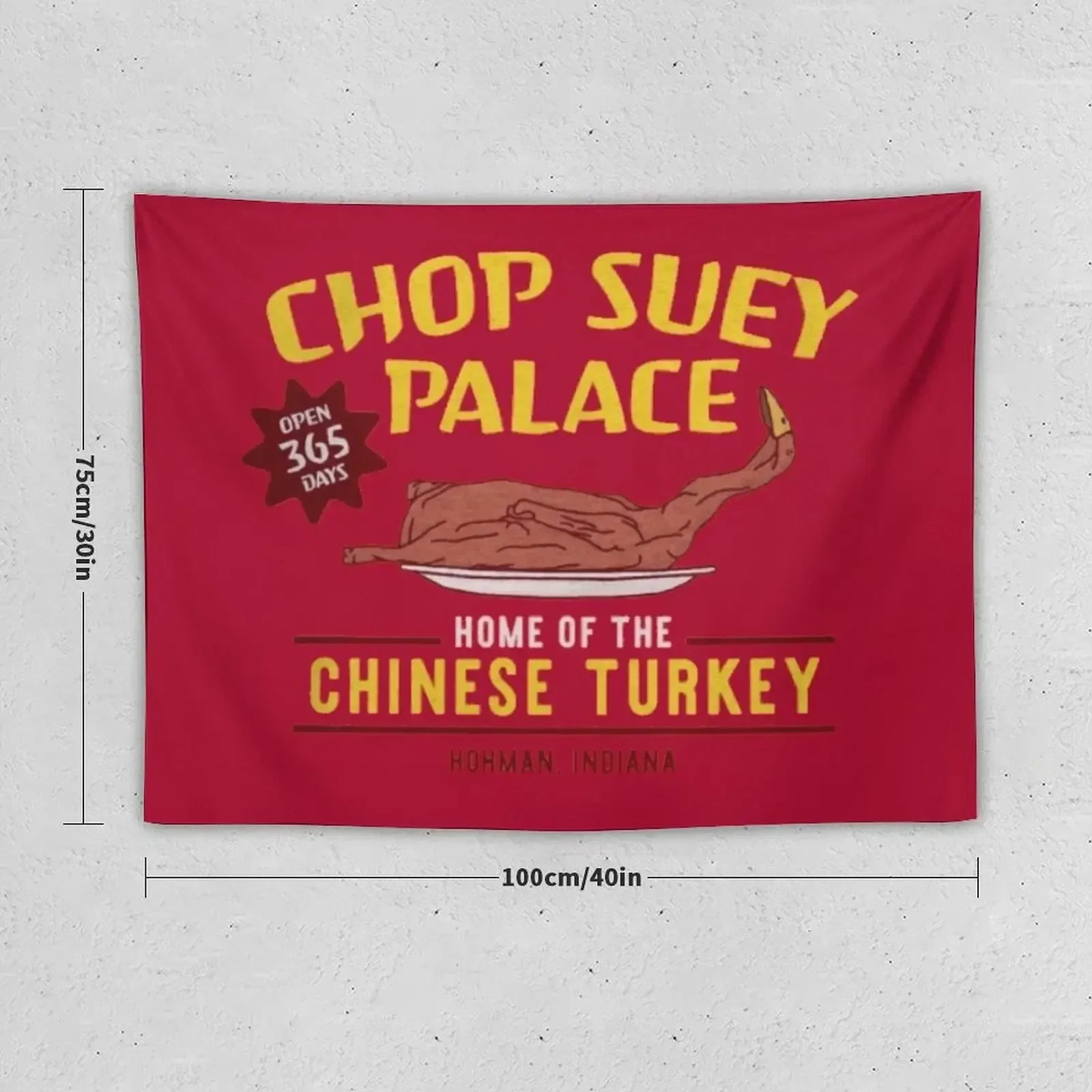 Chop Suey Palace - A Christmas Story Tapestry Wall Decorations Wall Decor Hanging Things To The Room Tapestry