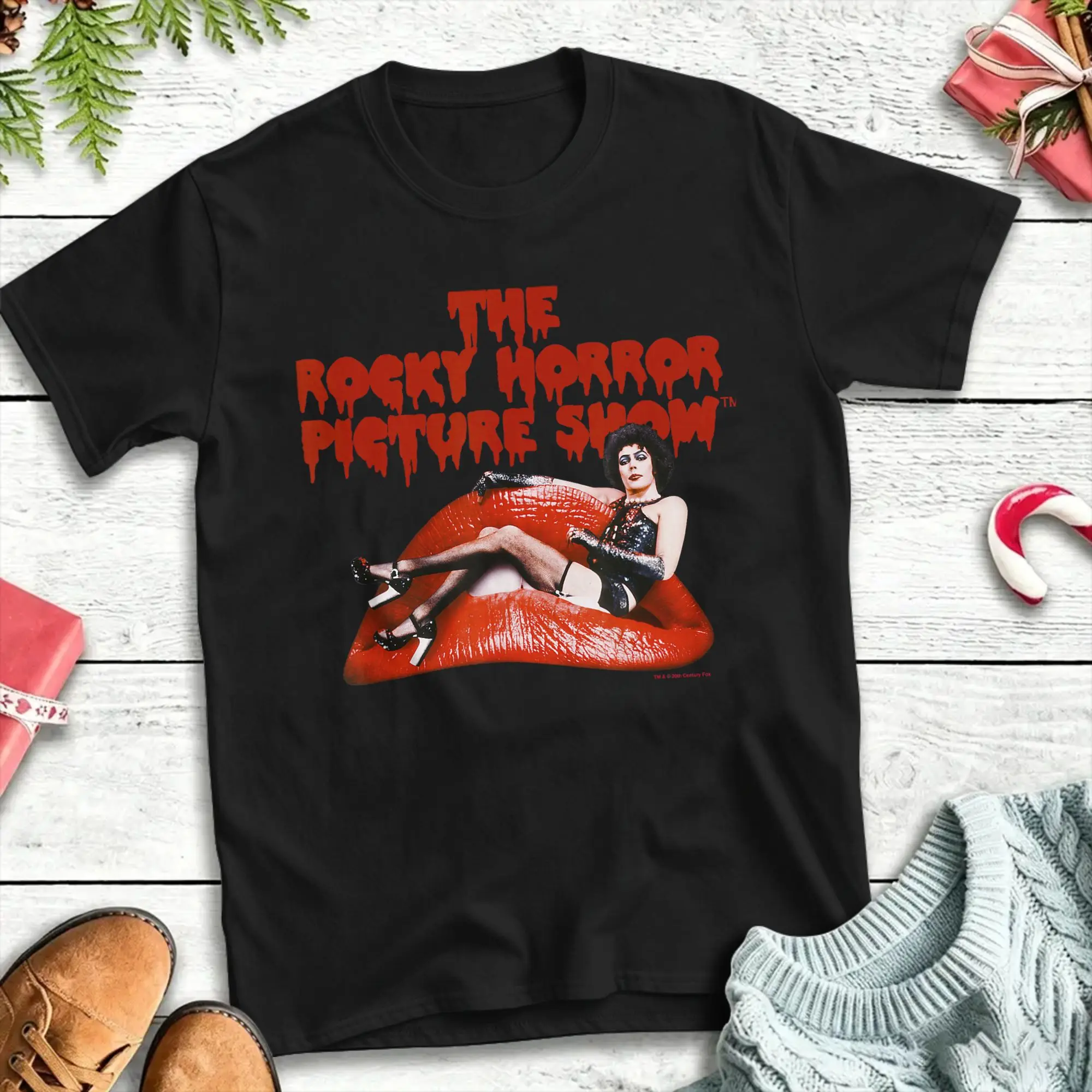 Rocky Horror Picture Show Dr. Frank Iconic Throne Pose T-Shirt Beach  100% Cotton Harajuku Tshirt For Male Design Tees