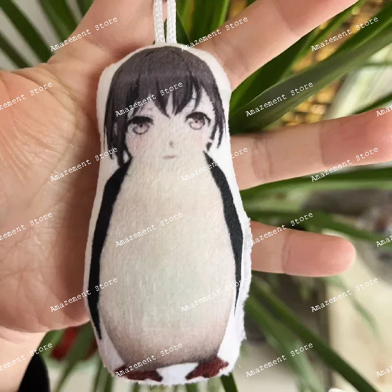 

gugu ga ga voice vocal pendant funny abstract penguin pack bag hanger will make sound