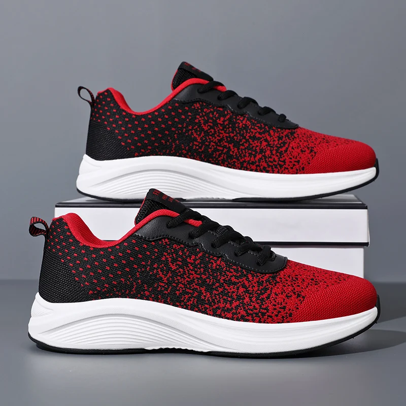 

2025 New Anti Slip Training Mens Sports Shoes Comforta Cushioned Running Shoes for Racing Lightweight Supportive Walking Shoes
