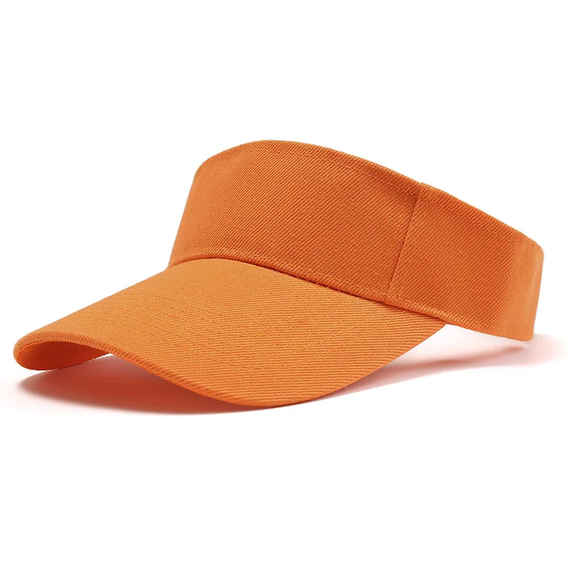 Outdoor Sport Hoed Zomer Zonnehoed Mannen Vrouwen Katoen Verstelbaar Vizier UV Bescherming Top Lege Effen Sport Tennis Golf Hardloophoed