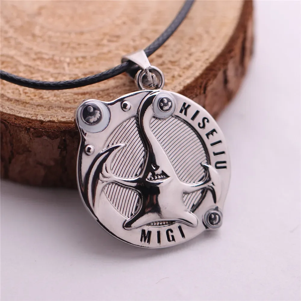 Anime Parasitic Beast MIGI Pendant Necklace for Men Women Vintage Bronze Silver Color Choker Necklace Fans Cosplay Jewelry Gifts