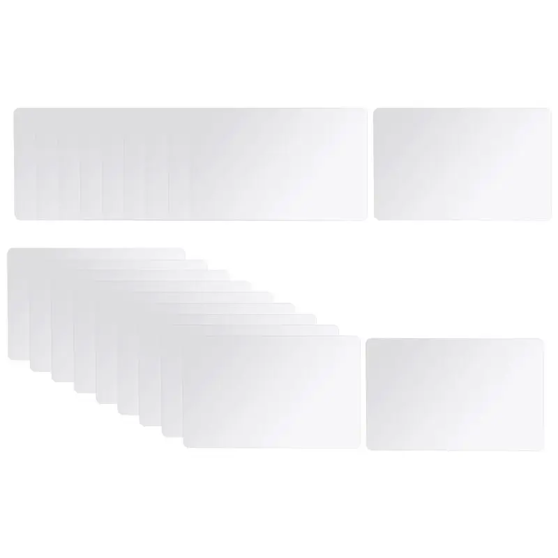 

A55T 20Pcs Cards White Blank For NTAG215 PVC Tags Waterpoof 504Bytes Chip Sticker