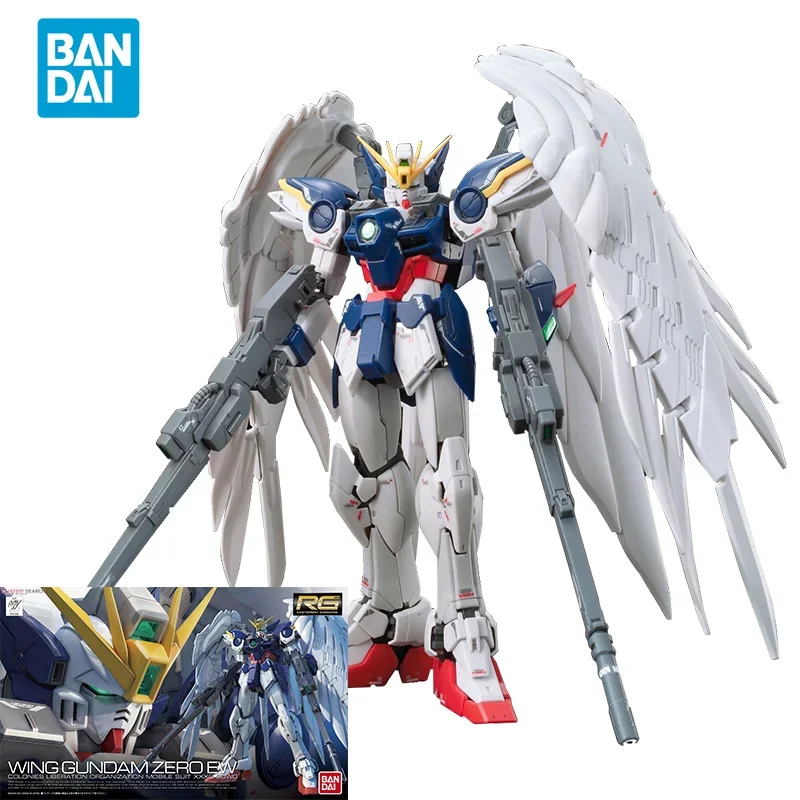 

Оригинальная аниме-модель Bandai GUNDAM RG Series 1/144 WING GUNDAM ZERO EW, фигурка в сборе, модель, игрушки, подарки для детей