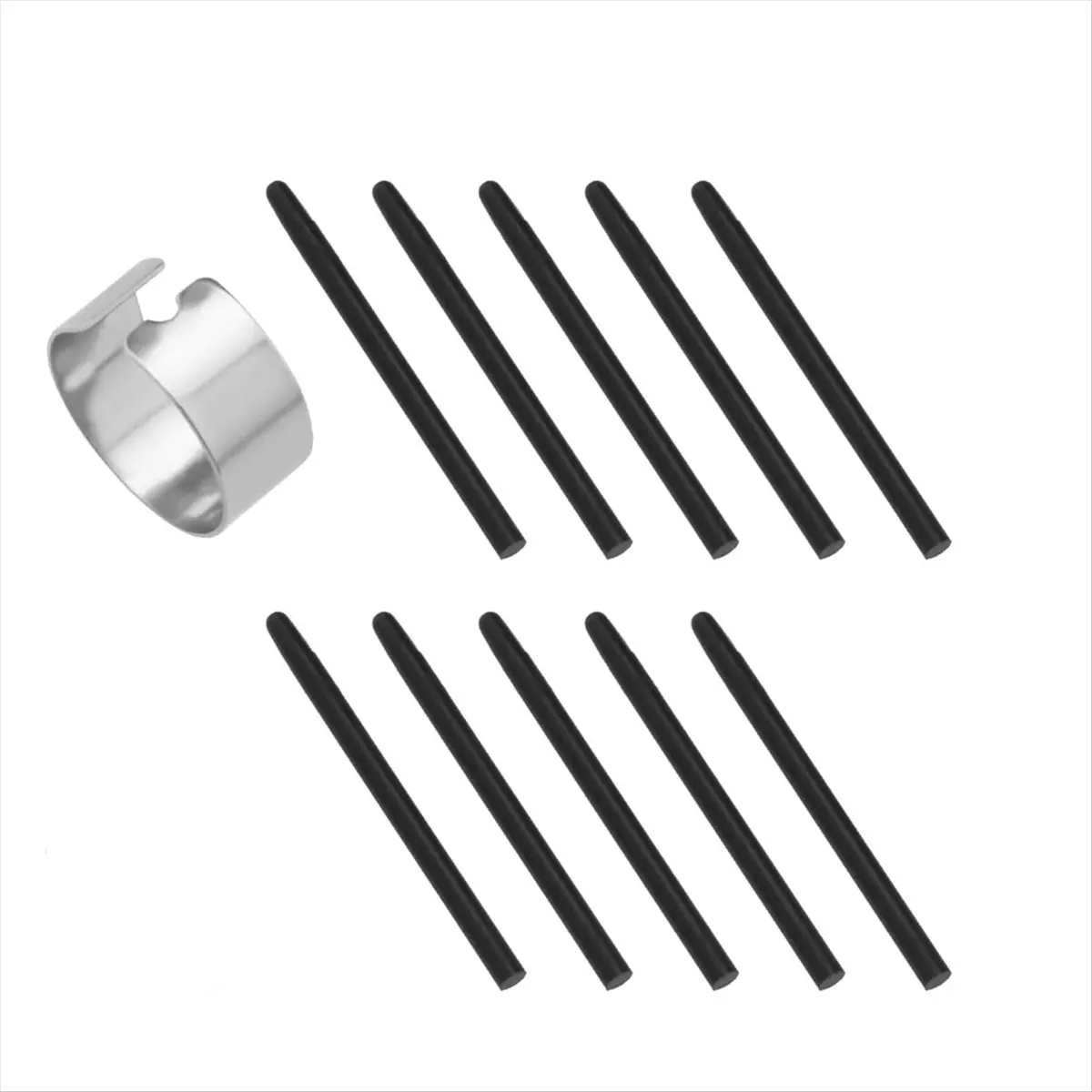 A59E 10 Pack Replacement Refill Pen Nibs for Bamboo Intuos Pens CTL460, CTH460, CTH461, CTH661, CTH-480 CTH-480S
