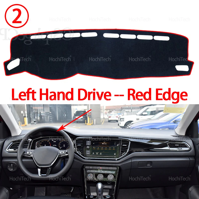 Anti-schmutzige Matte Pad Sonnenschirm Dashmat Schützen Zubehör Für Volkswagen VW T-Roc T ROC TROC A11 D11 2017 2018 2019 2020 2021 2022 – Detail 9